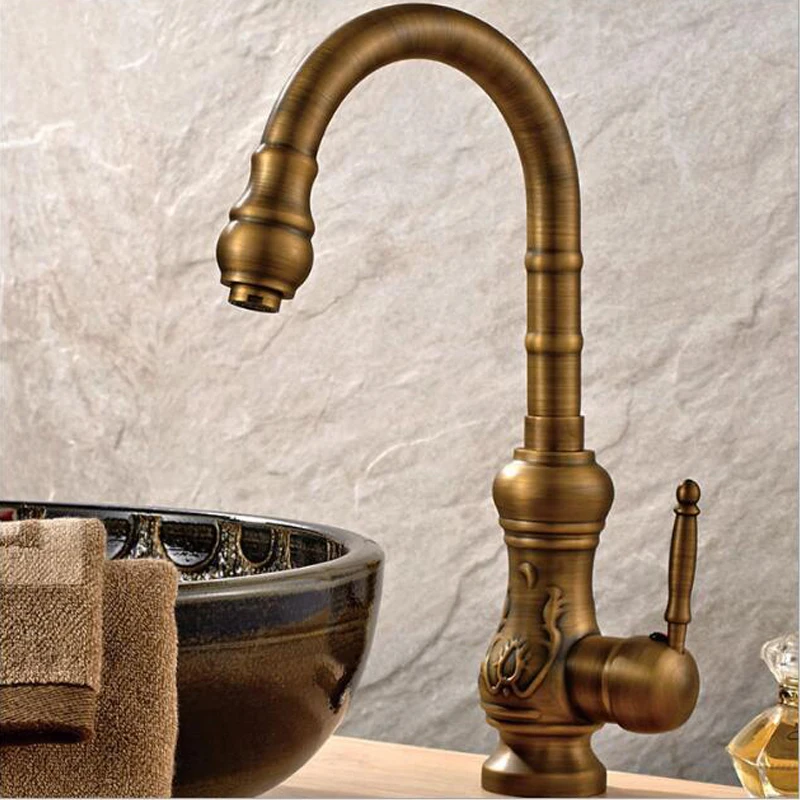 Commercial Kitchen Mixer Tap - Kitchen Faucets Black Bronze Sink Mixer