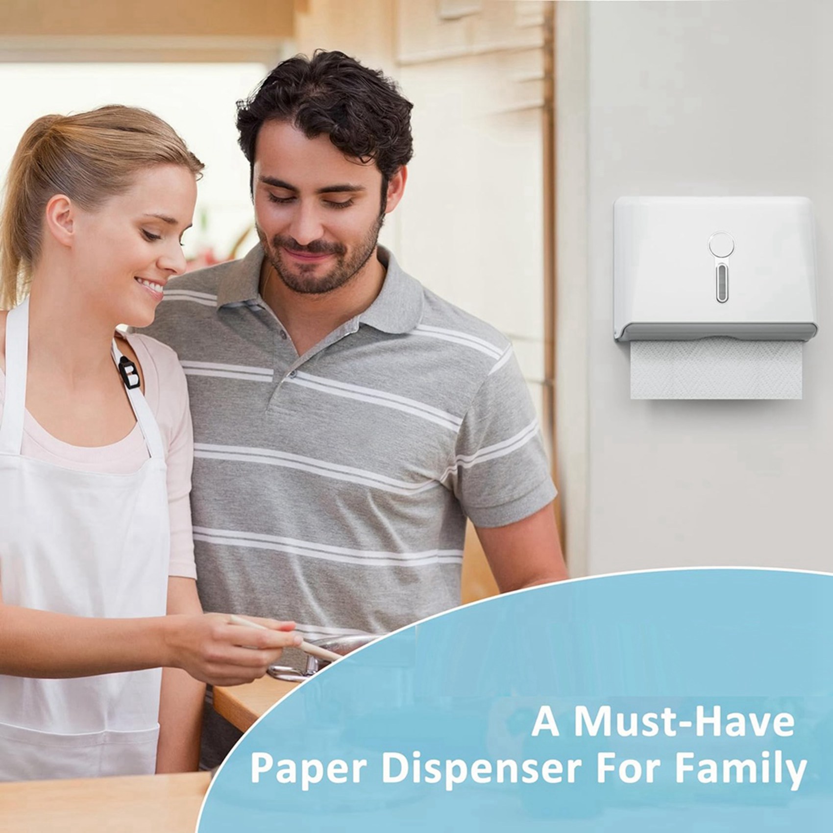 Commercial Kitchen Installation - ABGE-2X Commercial Paper Towel Dispenser Wall