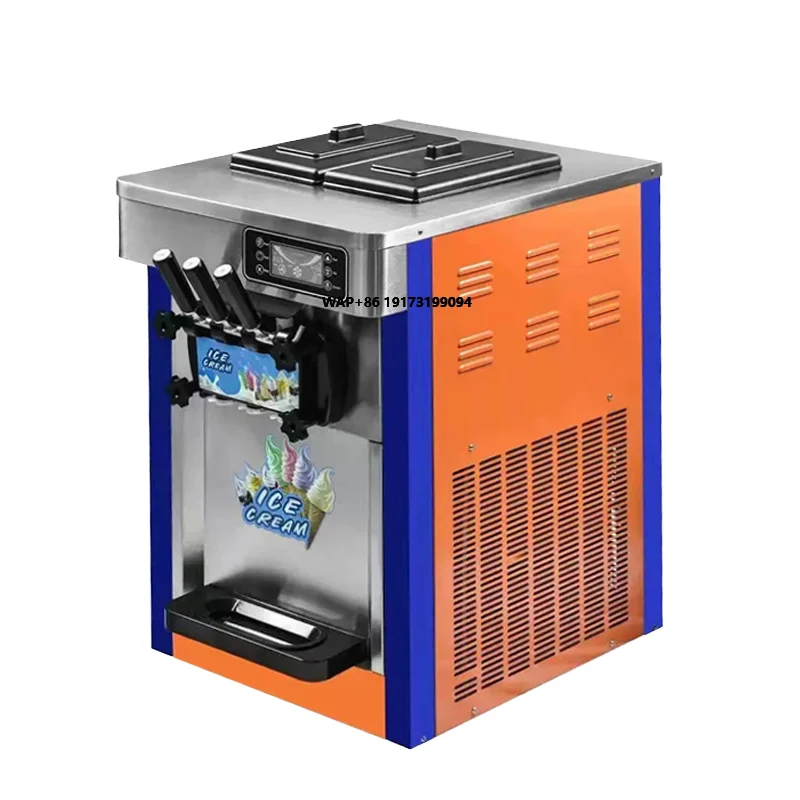 Soft Serve Ice Cream Machine - Commercial New Stainless Steel Soft Serve