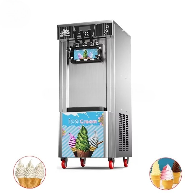 Soft Serve Ice Cream Machine - Commercial Soft Ice Cream Making Machine