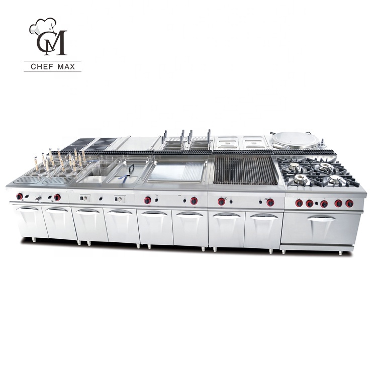 Commercial Kitchen Projects - CHEFMAX Hotel Western Italian Gas Kitchen