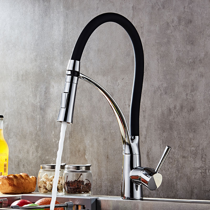 Pull Down Kitchen Faucet Solid - đánh giá và giá Commercial Kitchen Mixer Tap