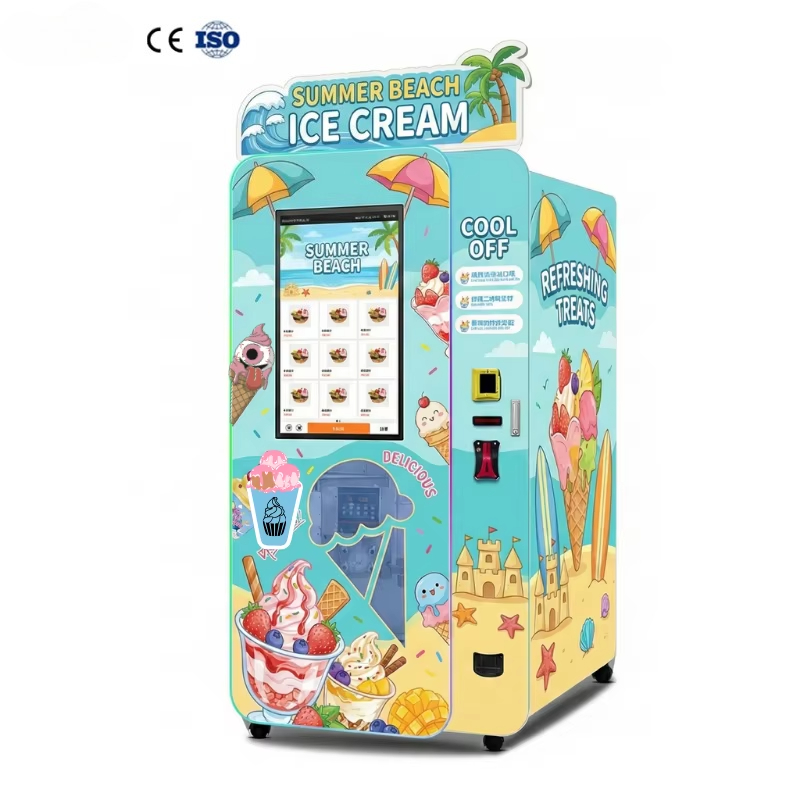 Ice Cream Vending Machine Auto - đánh giá và giá Soft Serve Ice Cream Machine