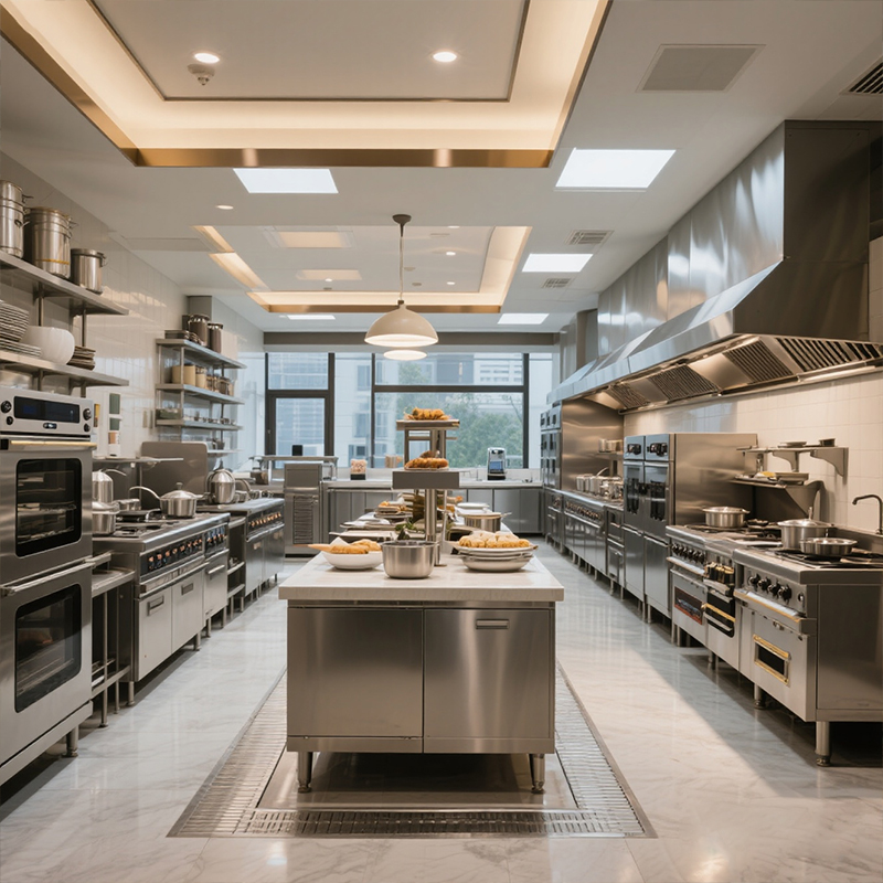 Automatic Commercial Kitchen E - đánh giá và giá Commercial Kitchen Projects