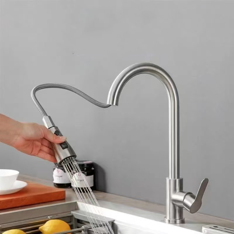 Kitchen Faucet Single Hole Pul - đánh giá và giá Commercial Kitchen Mixer Tap