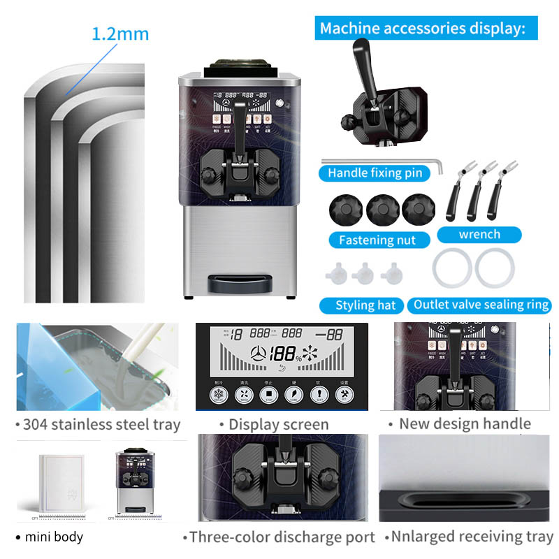 Commercial Heavy Duty Table To - đánh giá và giá Soft Serve Ice Cream Machine