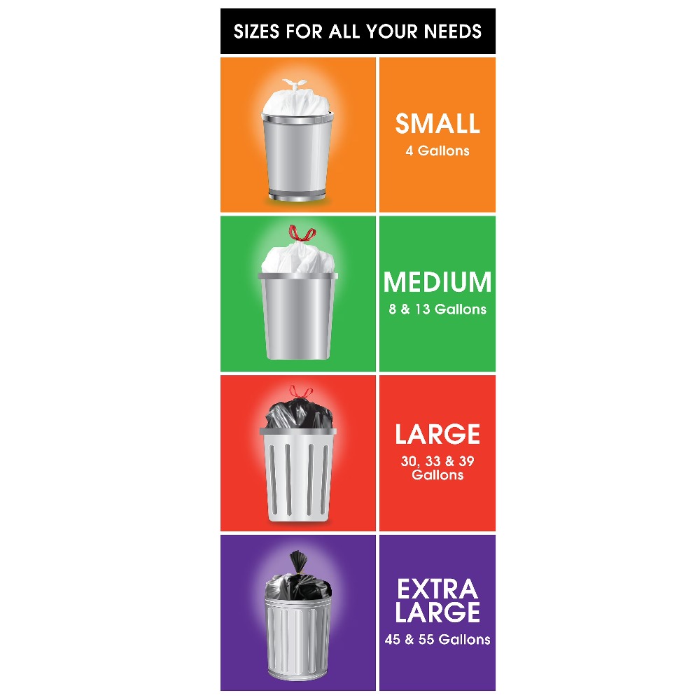 Drawstring Trash Bags 8 Gallon - đánh giá và giá Commercial Kitchen Garbage Disposal