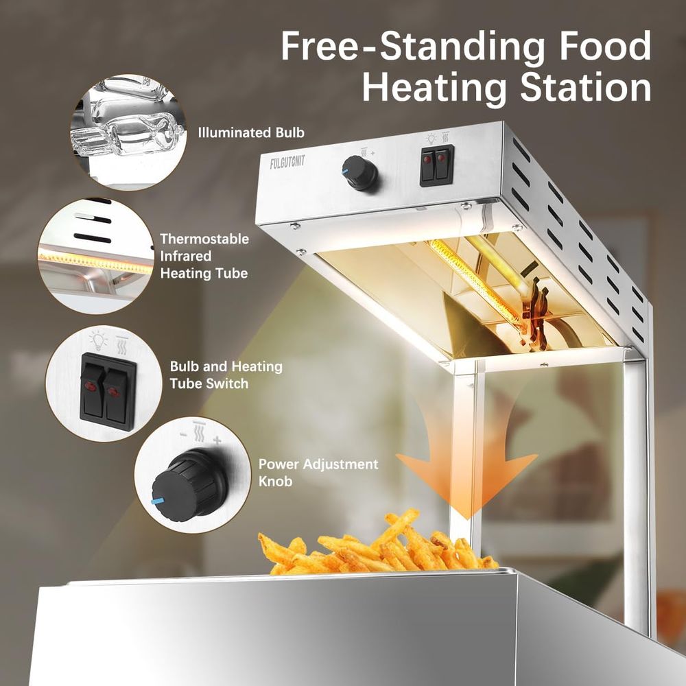 French Fry Warmer, Commercial  - đánh giá và giá Commercial Kitchen Lights