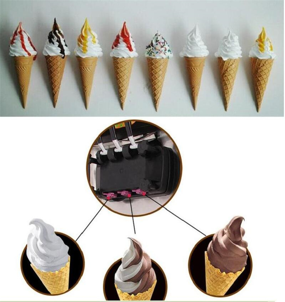 Ice Cream Maker 20-22L/h 3 Fla - đánh giá và giá Soft Serve Ice Cream Machine