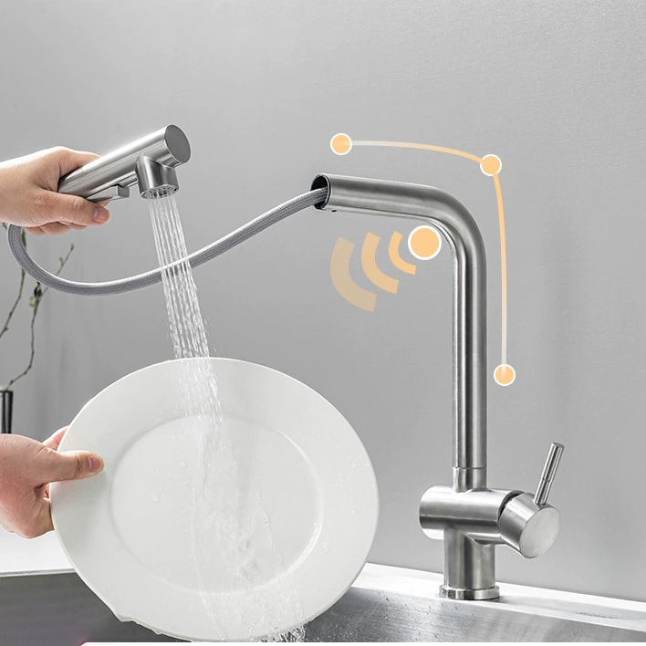 Hot Cold Touch on Kitchen Fauc - đánh giá và giá Commercial Kitchen Mixer Tap