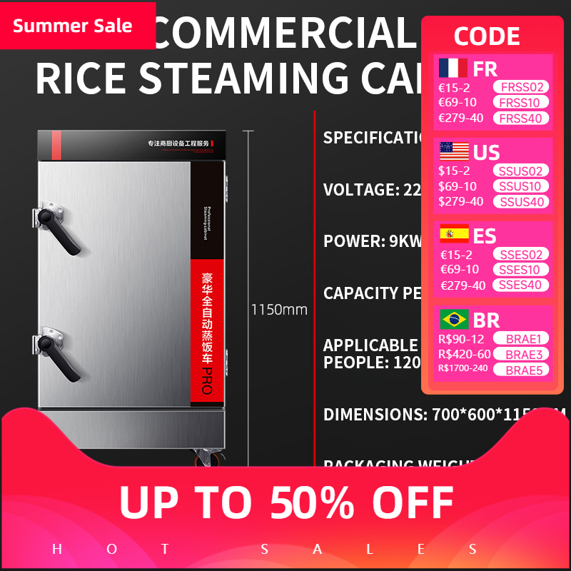 Steam Rice Cabinet Commercial  - đánh giá và giá Commercial Rice Cooker