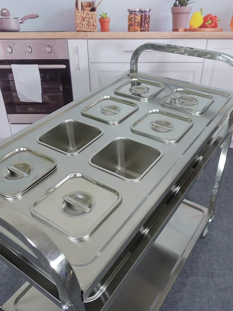 Stainless steel two-layer mobi - đánh giá và giá Commercial Kitchen Plumbing